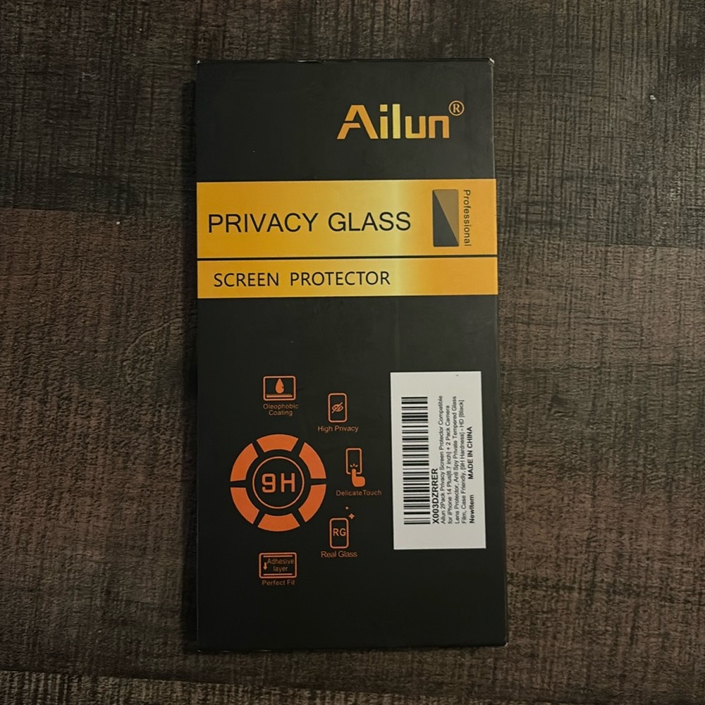 Privacy Glass Screen Protector for iPhone 14 Plus